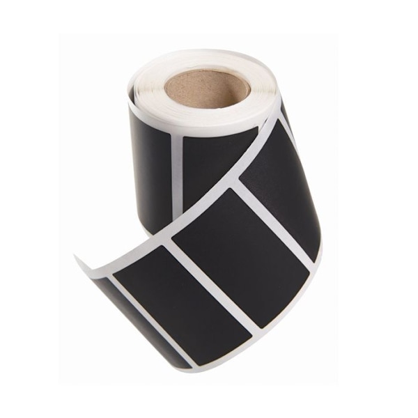 300 skifferetiketter Svart