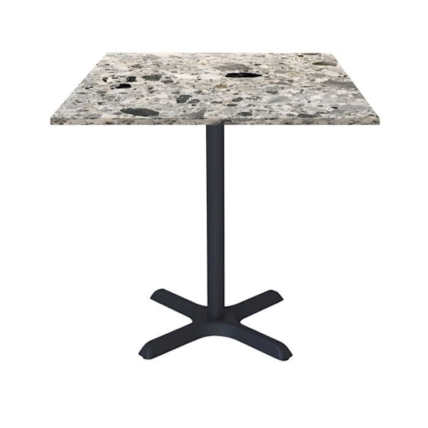 Bord 70 x 70 cm - Dina terrazzo cepp model Grå