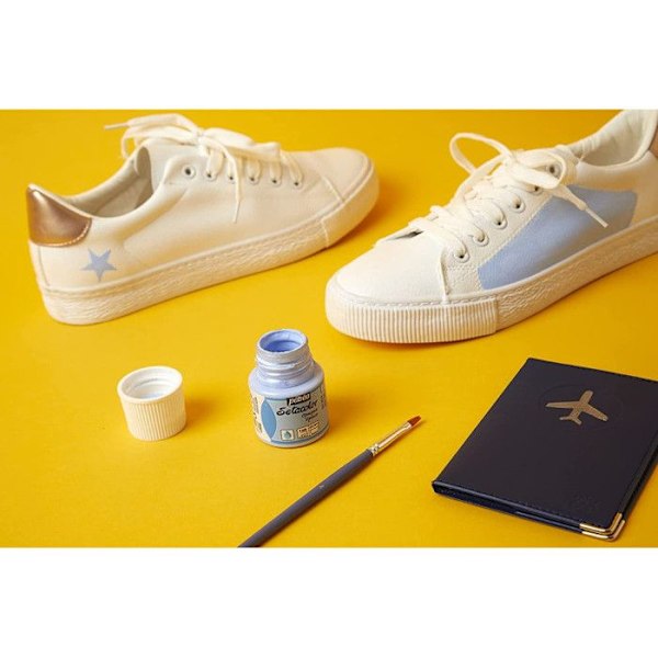 Stofmaling - Pébéo - Setacolor uigennemsigtig bronze moire - 45 ml - Satin - Iriserende Brons moiré