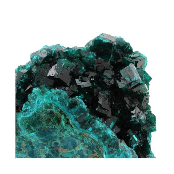 Stenar och mineraler. Dioptas. 629,5 cent. Pimbi hill, Mindouli, Kongo.