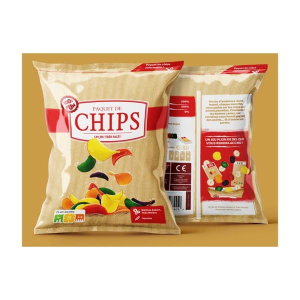 Atmosfærisk spil - Pose chips - 2-5 spillere - 30 min - Mixet Blå