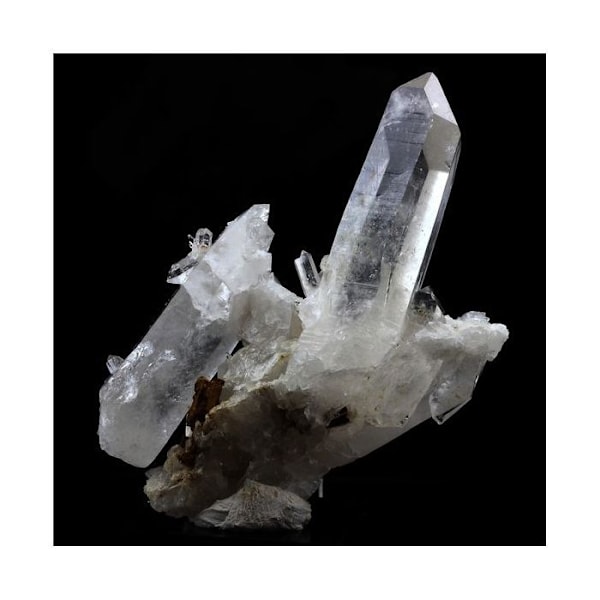 Sten og mineraler. Kvarts. 239,0 øre. Freney d'Oisans, Bourg d'Oisans, Frankrig..