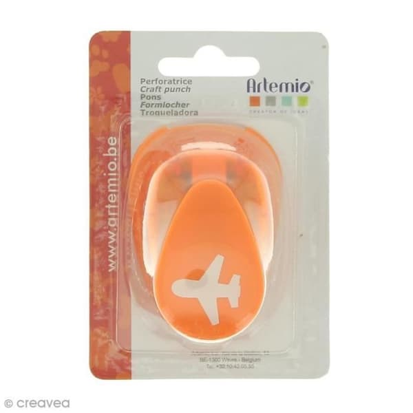 Perforator - Artemio - Flyvemaskine - 2,2 x 2 cm - Mix - Scrapbooking