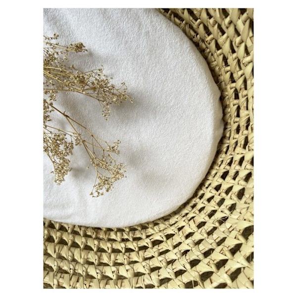 Sponge underlag - CANDIDE - 232003 - 40x80 cm - Hvid Vit