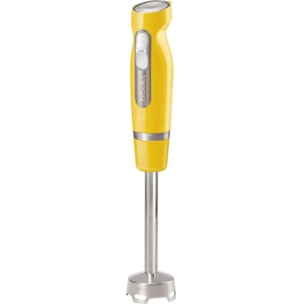 Sencor elektrisk blender - SHB 4466YL-EUE3 - Stavblender med 6 titaniumblades/Isknuser, Gul