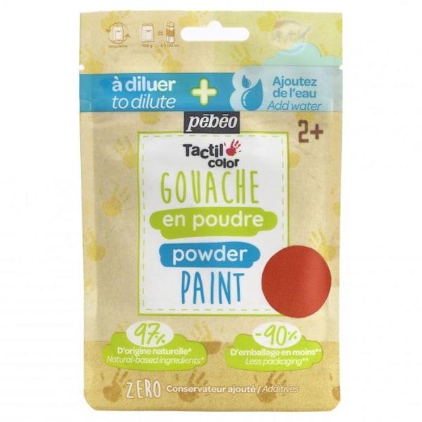Gouache pulverpose 100g Orange Orange