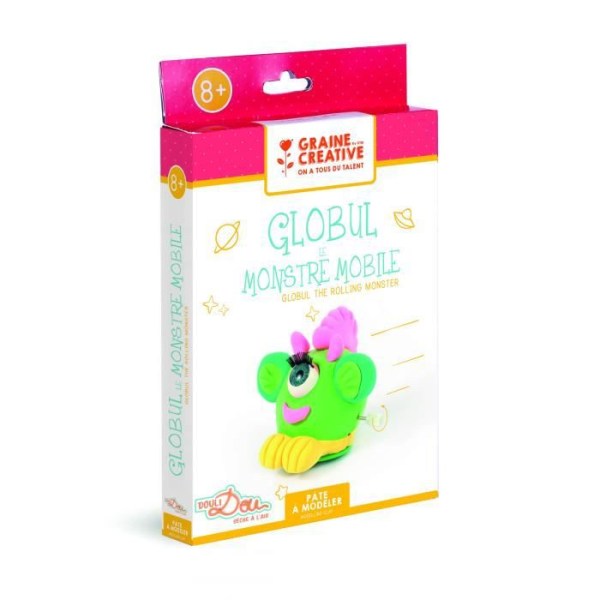 Light Modeling Clay Kit "Globul The Rolling Monster" - {farve} {Färg}