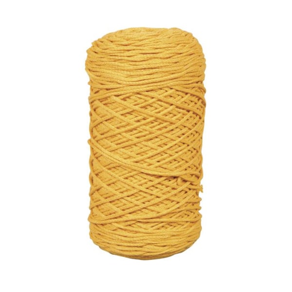 Fil Braidy Recycling - RAYHER - Hunajankeltainen - Kerä 250g - Kerä 250m honungsgul