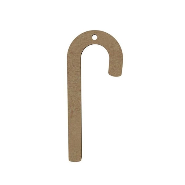 Ohrasokeri MDF-puusta ripustettavaksi - 10 x 4 cm kastanj