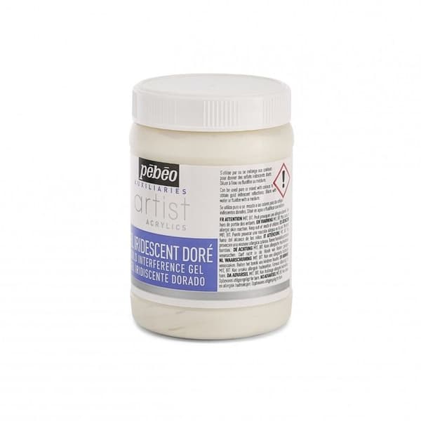 Pebeo - Akrylmalinger - Kunstnerakryler 250 ml iriserende guld