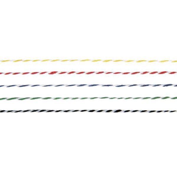 Bagergarn Mix, 5 farver hver 4m, tab-pose 20m, Colore Flerfärgad