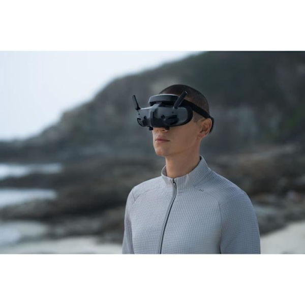 Drone controller headset - DJI - Goggles 3 - Intuitiv kontroll genom kroppsrörelser Grå