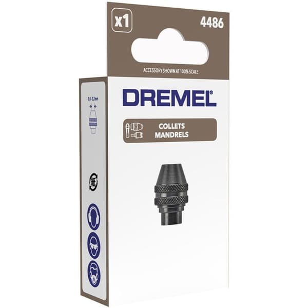Mandrin Universel Autoserrant - DREMEL - 4486 - Boremidler - Lettere skift