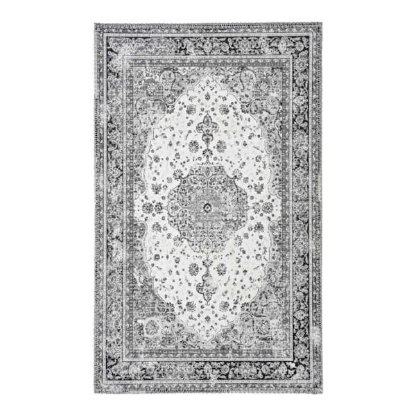 Musta ja valkoinen matto 50 x 80 cm Vit
