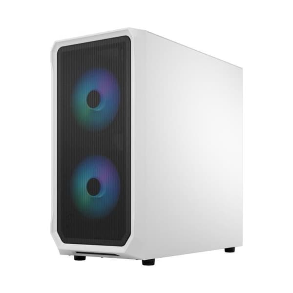 FRACTAL DESIGN Focus 2 RGB White TG Clear Tint PC-taske