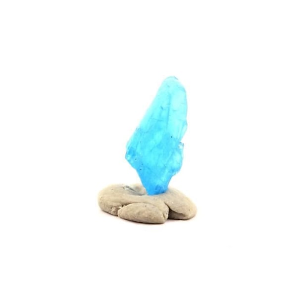 Neonblå apatit - ABIJOUX - Betroka, Anosy, Madagaskar - 0,69 ct - Naturmaterialer - Blandet