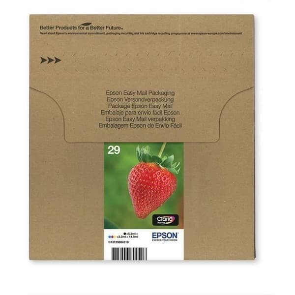EPSON Multipack EasyMail T2986 - Jordbær - Sort, Cyan, Gul, Magenta (C13T29864511)