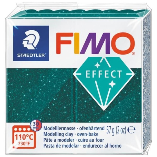 Fimo Paste - STAEDTLER - Effect Galaxy - Grøn - 57 g Grön