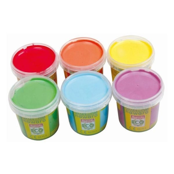 Fingerpaint - 6 farver Flerfärgad