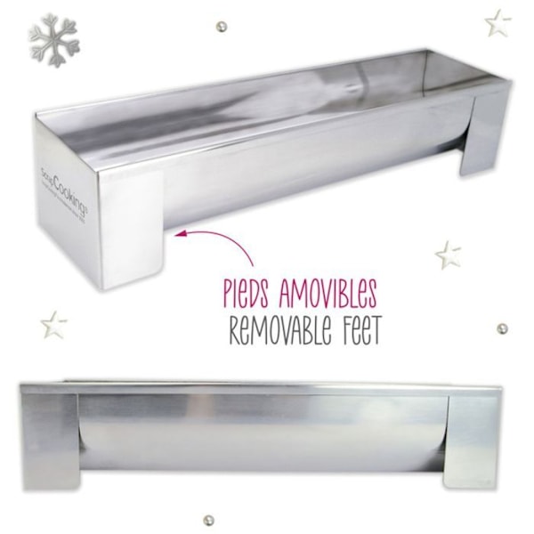 Stainless steel log mold