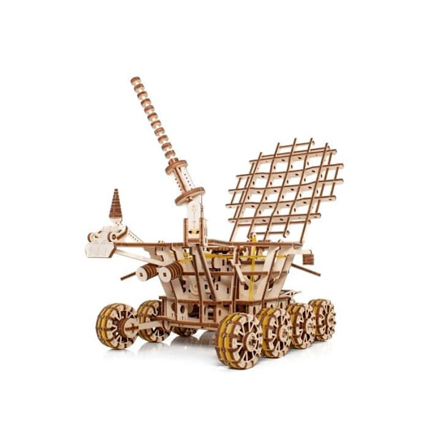 Rakennuslelu - EWA Eco-Wood-Art - LUNOKHOD - 424 osaa - Puu - Mekaniikka kastanj