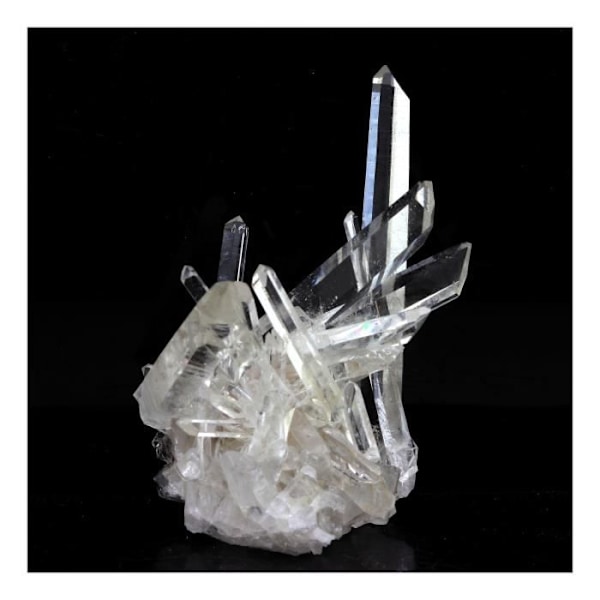 Kivet ja mineraalit. Kvartsi. 98,5 ct. La Gardette -kaivos, Bourg d'Oisans, Isère, Ranska.