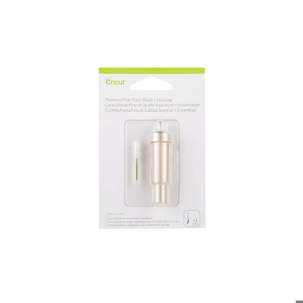 Cricut 1,1 mm Fine Point Base og Blade Grå