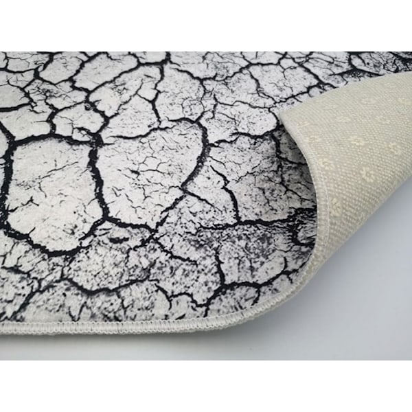 Matta - MANI TEXTILE - PEBBLE - 200x290 cm - Blå - Syntetisk - Modern