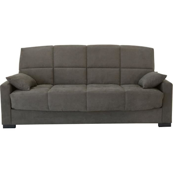 3-sits bäddsoffa - Taupe - 17 cm madrass - L223 x D96 x H 103 cm - MEGAN Mol