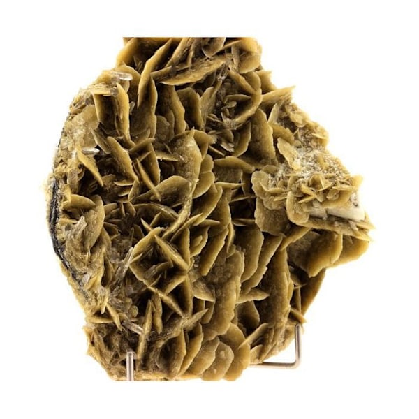 Sten og mineraler. Kvarts + siderit. 1125,0 øre. La Mure, Isère, Frankrig.