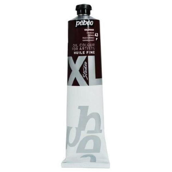 Fine Oil - Pébéo - Studio XL - Crimson Tube 200 ml - Kirkkaat ja intensiiviset värit - Nopeasti kuivuva djupröd