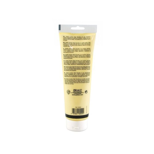Akrylfärg - PEBEO - Studio Hög Viskositet - 250 ml - Napoliskt Gult - Matt Finish kastanj