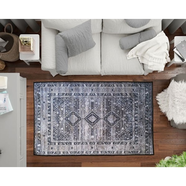 Matto - MANI TEXTILE - MAGHREB - Antrasiitti - 160x230 - Moderni - Suorakulmainen Antracit