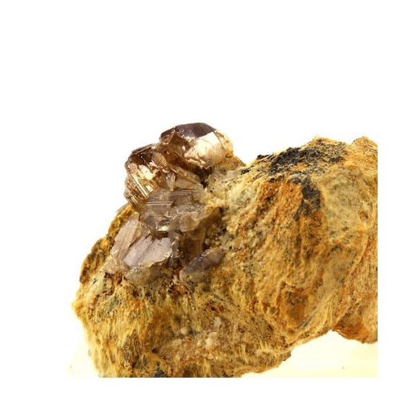Sten og mineraler. Aksinitis. 53,0 ct. La Balme d'Auris, Bourg d'Oisans, Isère, Frankrig..