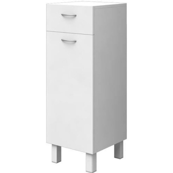 ESSENTIEL - Varastointiyksikkö 1 ovi 1 laatikko - valkoinen - L 30 cm Matt vit