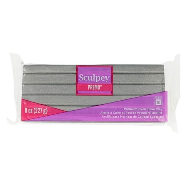 Sculpey polymerlera 227 g - silver Silver