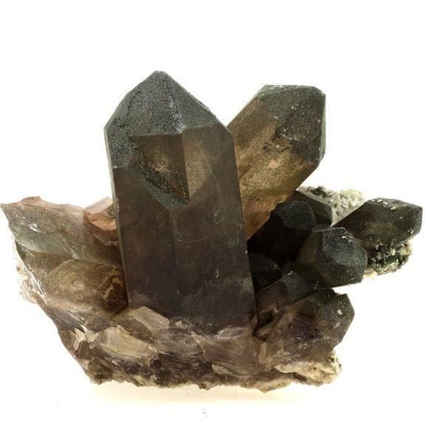 Kivet ja mineraalit - ABIJOUX - Sumukvartsi - Kloriitti - 3303,5 ct - Argentière, Mont-Blanc Massif, Ranska