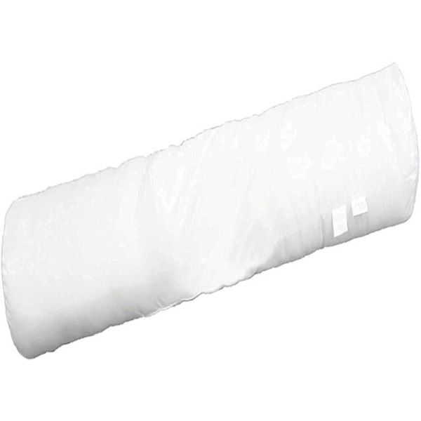 Traversin - Promo Linge - 90 cm x 21 cm - Vit - OEKO-TEX Vit
