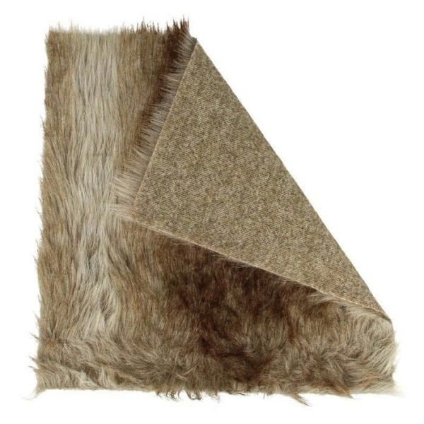 Kupong tyg Falsk Pälsgrey 29x29cm Grå