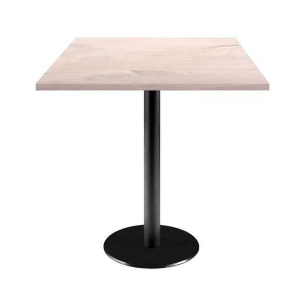 Bord 70 x 70 cm - model Rom ege træ beige