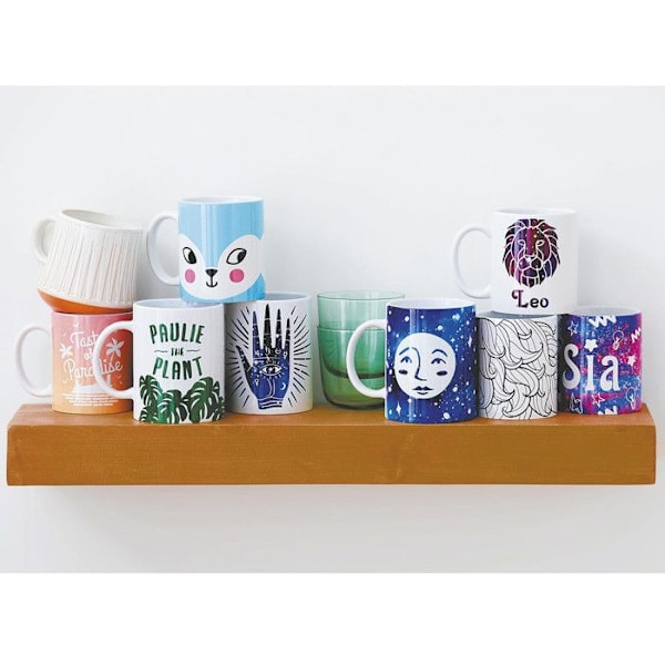Mugg att anpassa - CRICUT - 425 ml - Vit - Cylindrisk - Set med 36 delar Vit