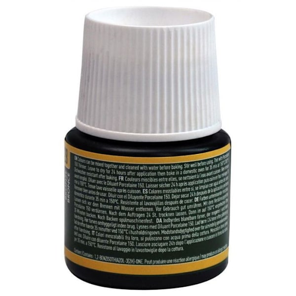 Porcelain paint - Pébéo - 150 Glänsande Brons N°28 - 45ml - Glänsande färger - Bränning vid 150°C Grön