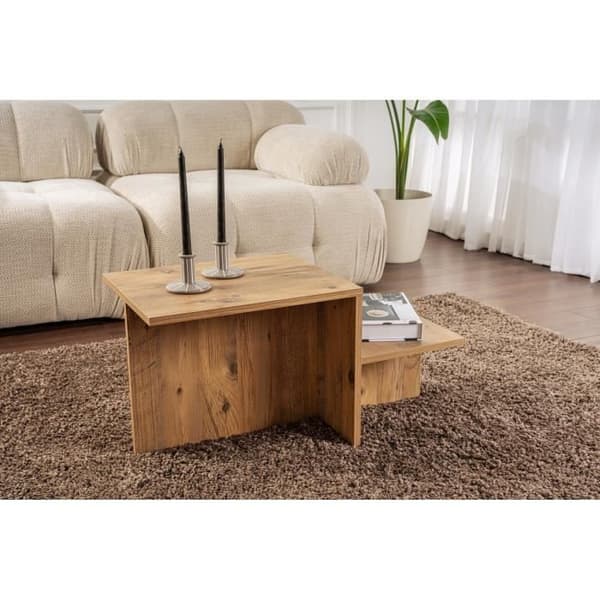Stuebord - HARMONY - Rektangulær - Atlanterhavsmelamin - 80 x 40 x 40 cm Atlantisk tall