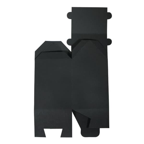 Maison vikbox, svart, 7,5x7,5x14cm, set om 6 Svart
