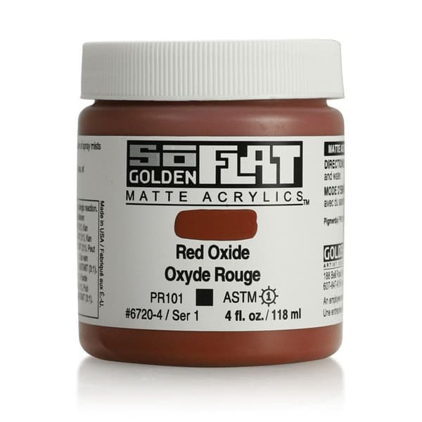 Akkylimaalit SoFlat Golden 118 ml Oksidi Punainen S1 Oxyde Röd S1