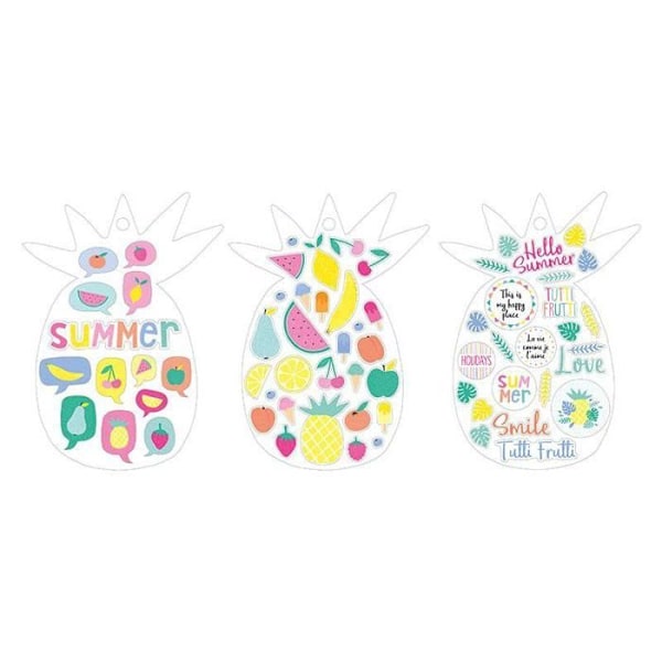 Autocollants - Artemio - Tutti Frutti - 12 sidor - 15.5 cm x 11.5 cm - Scrapbooking Rosa