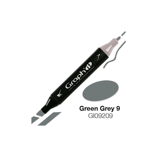 Graph'It - Graph'it 9209 Vihreä Harmaa 9' alkoholimarker Grå