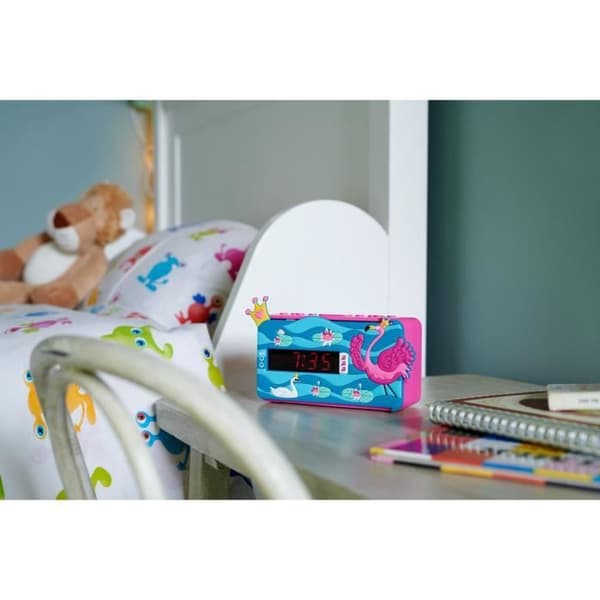 LED Vækkeur BIGBEN INTERACTIVE R15PRINCESS3D - 3D Effekt - Prinsesse Dekor Ros