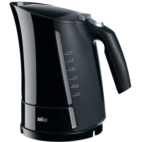 Elkedel BRAUN Multiquick 5 - 1,6 L - Sort - Hurtigkogende system