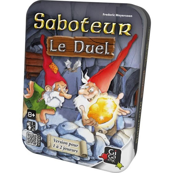 Brädspel - GIGAMIC - Saboteur: The Duel - Strategi och smutsiga trick Flerfärgad